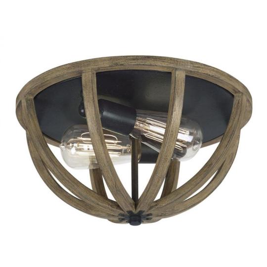 elstead allier okruhla stropna lampa z recyklovaneho dreva nizka svetlost country rustikalny loft mediteransky obyvacka kuchyna spalna.jpg